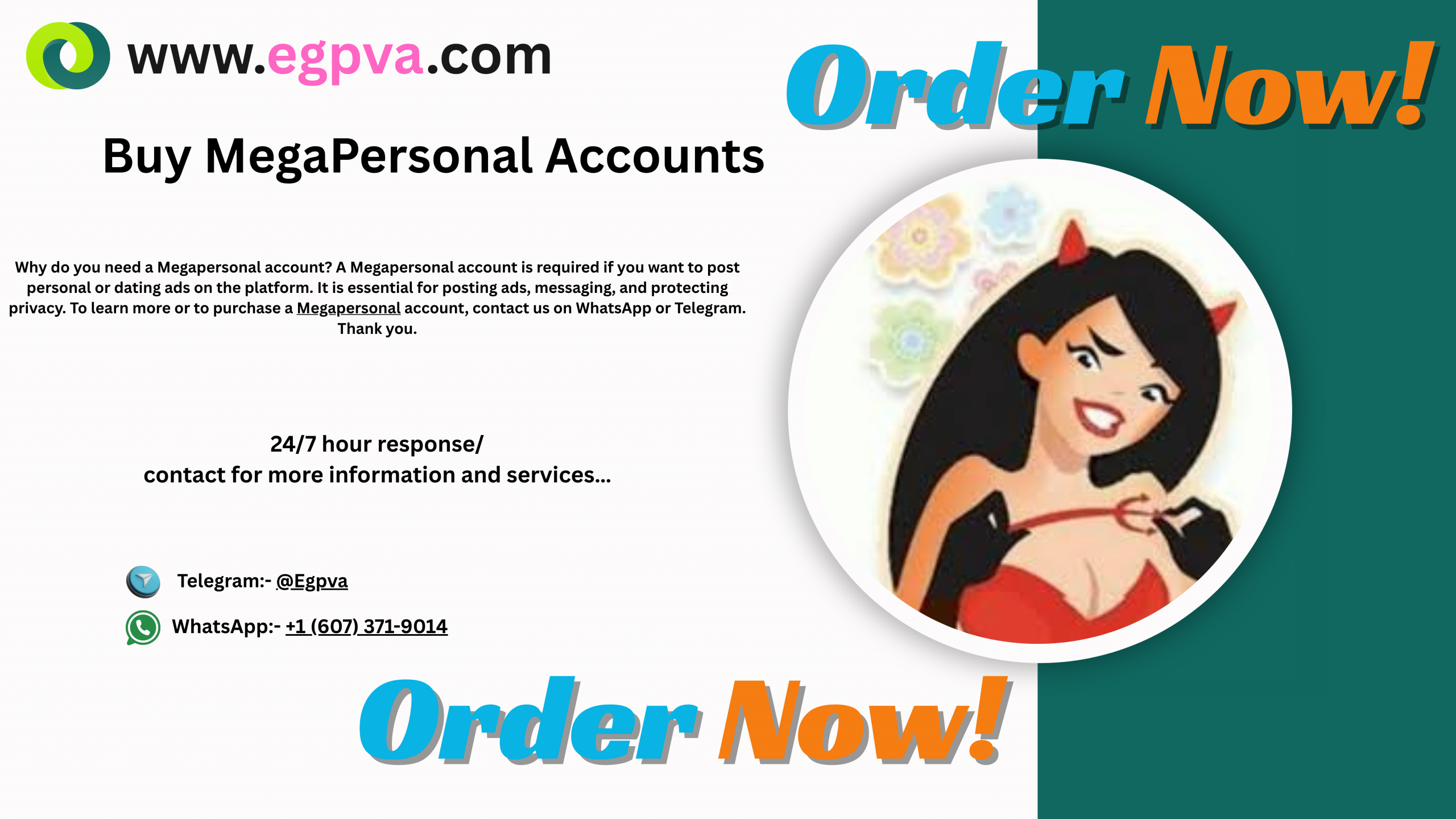 Buy MegaPersonal Accounts