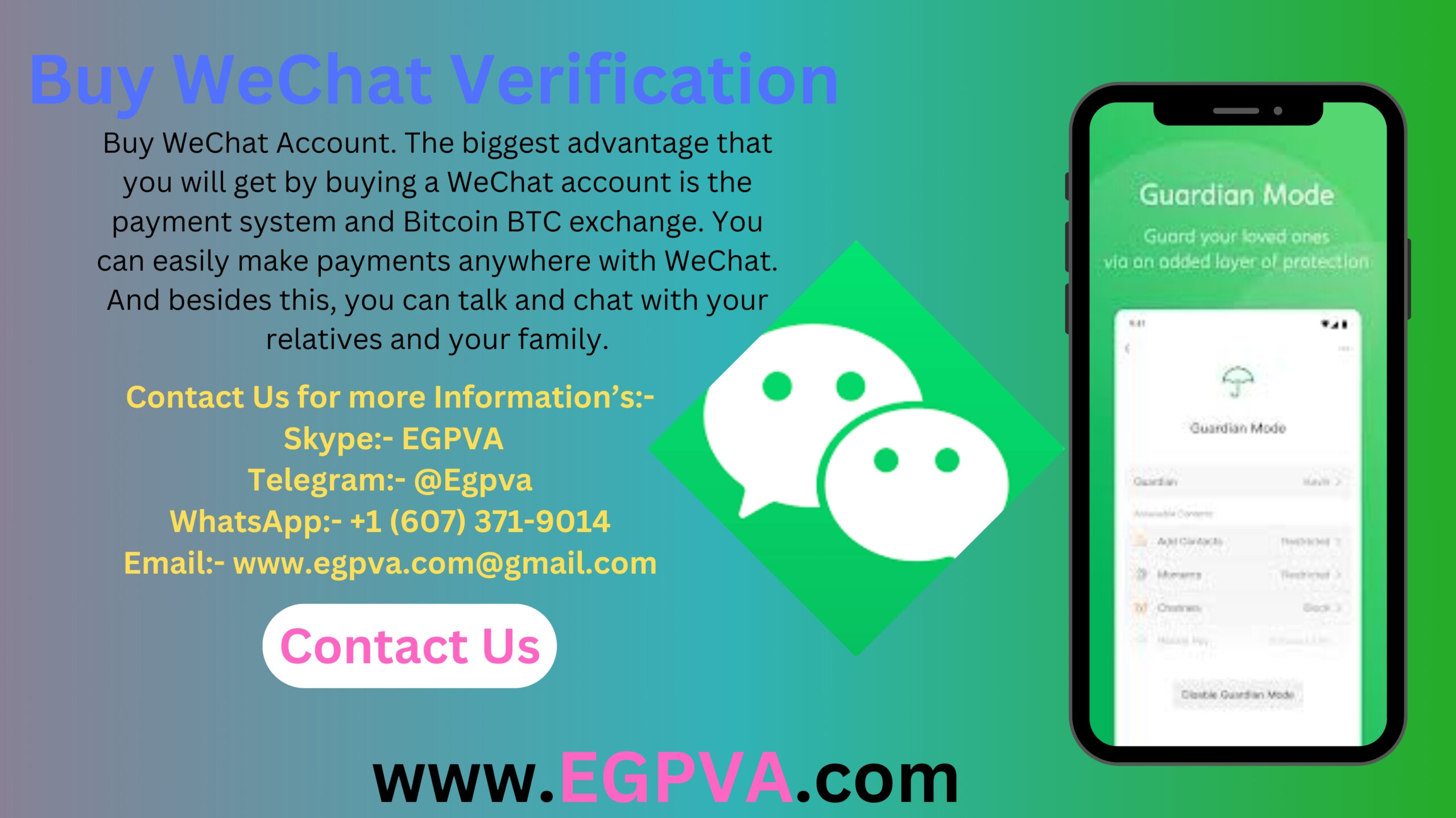 Buy WeChat Verification