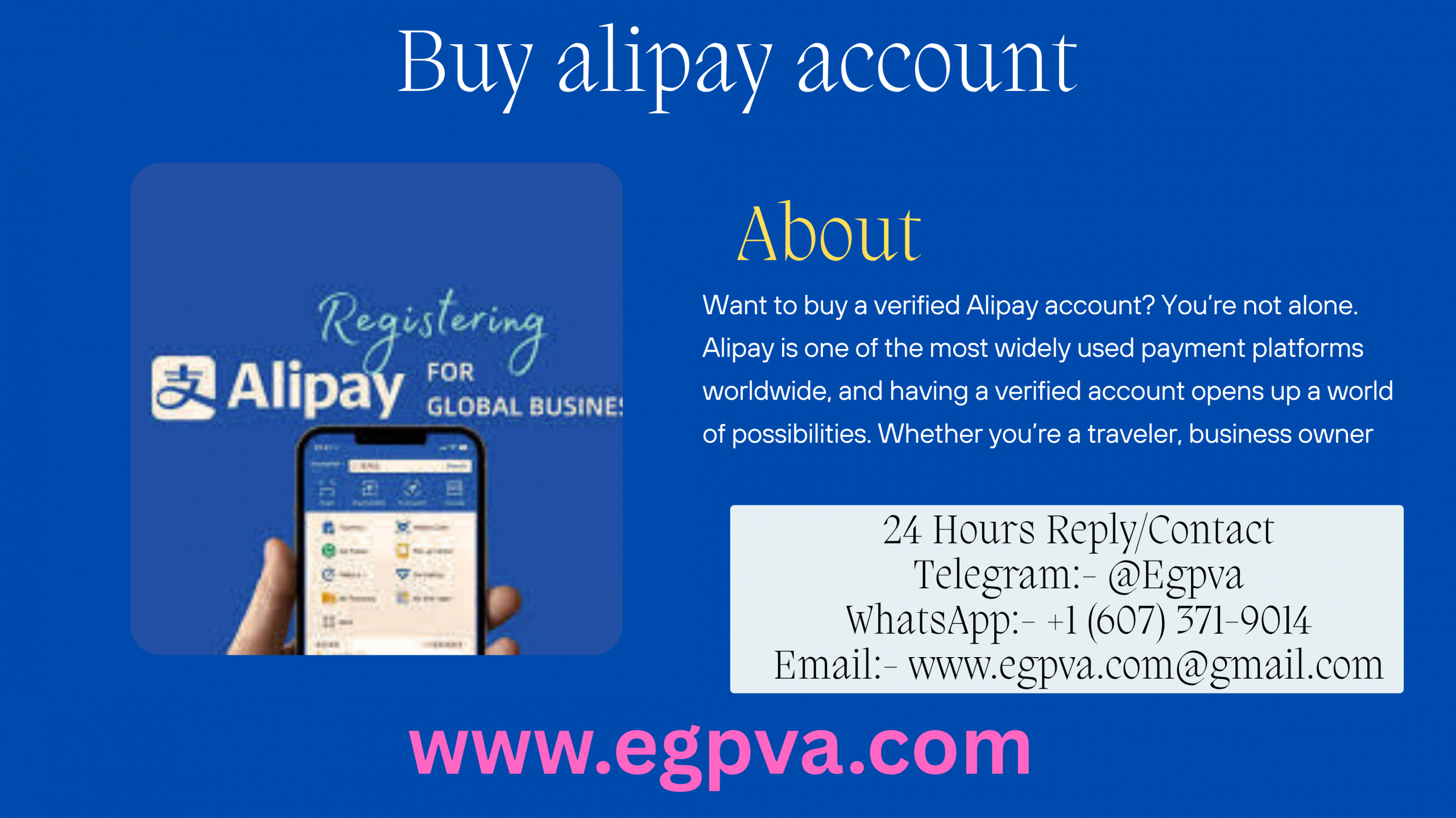 Buy alipay account