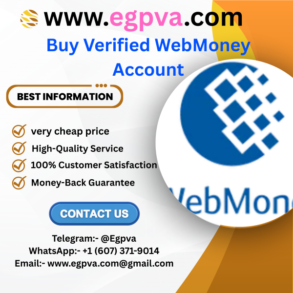 Buy Verified WebMoney Account